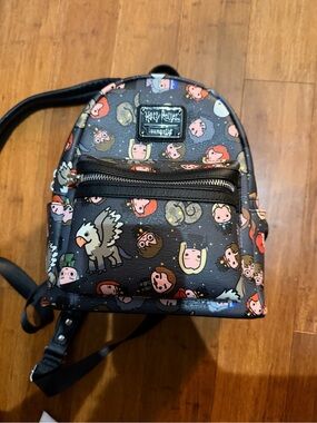 Harry Potter Black Chibi Character Mini Backpack by Loungefly